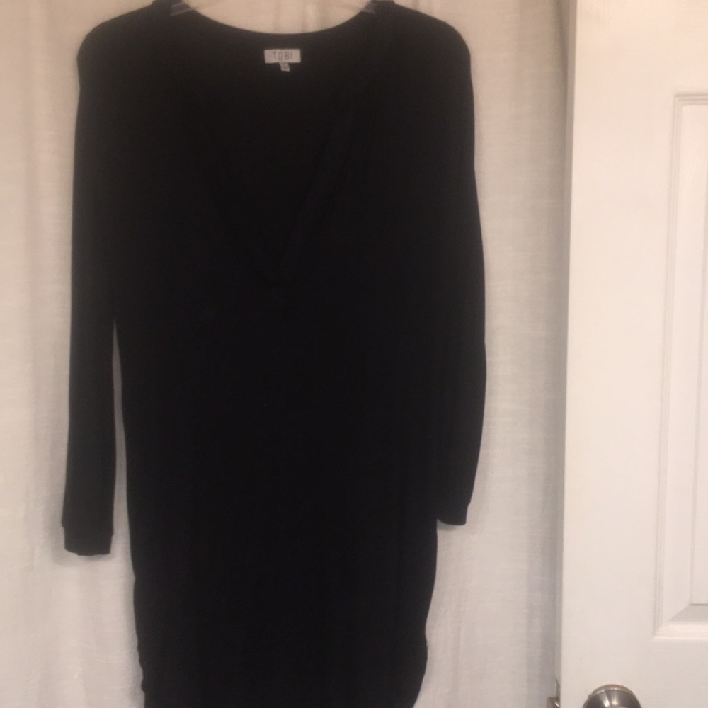 Cotton quarter length sleeve casual dress